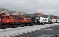 Πρώτη σιδηροδρομική μεταφορά προϊόντων μ...